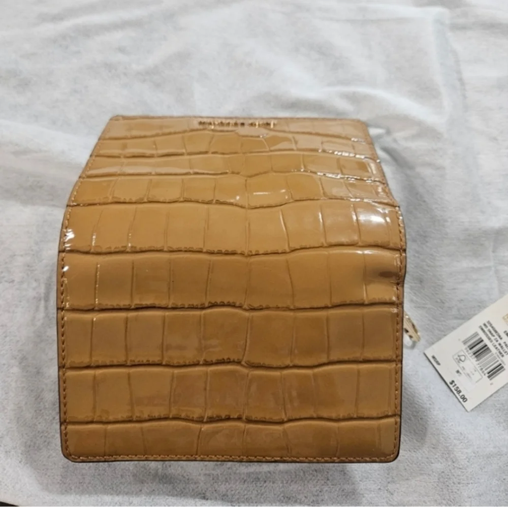 NWT Michael Kors Cynthia Small Croc Embossed Leather Satchel & Wallet Set - Picture 12 of 15